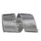 JAM Paper 2.5" x 10yd. Luxury Silver Wired Velvet Ribbon